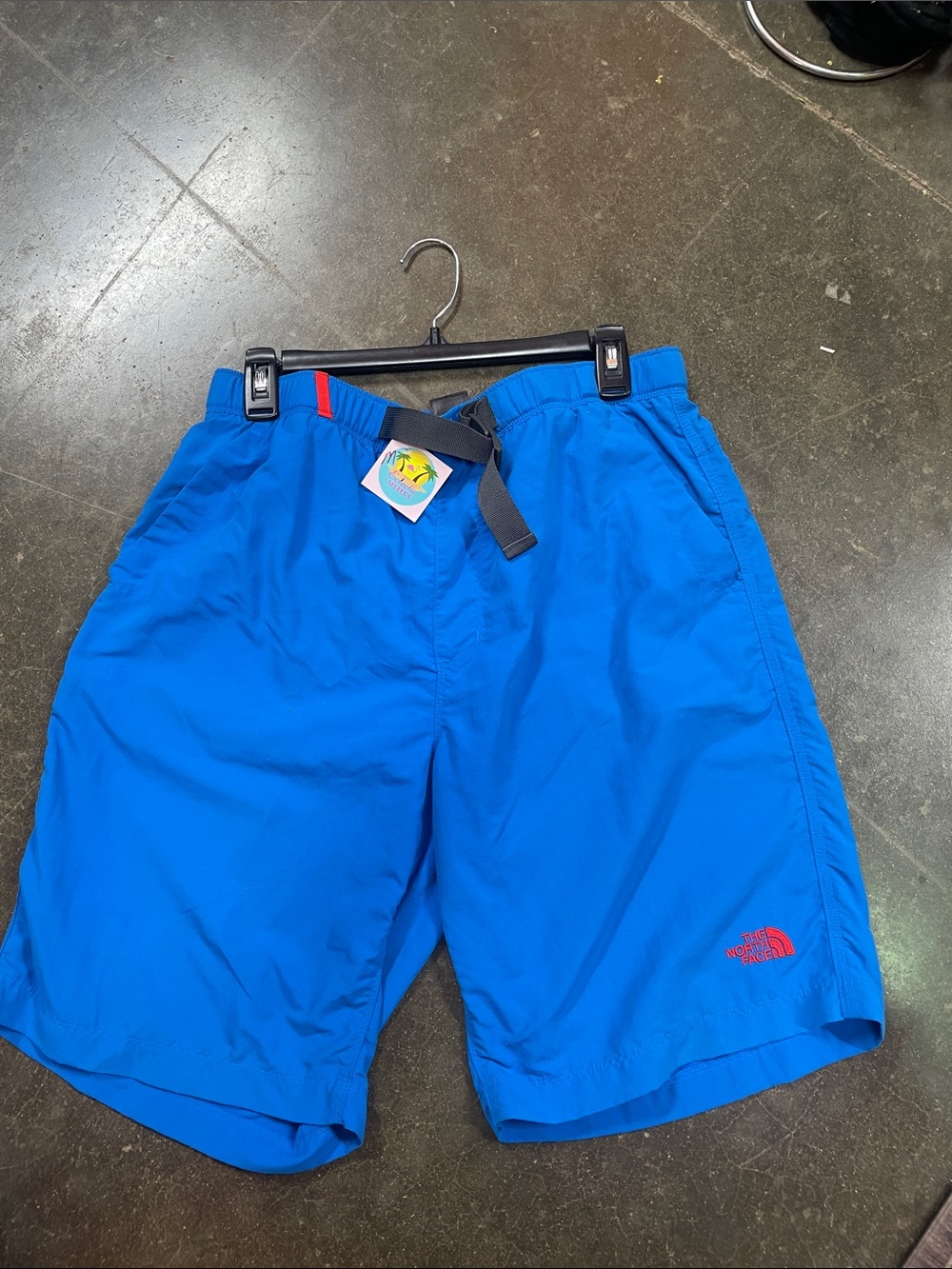 Men’s Size Medium Swim Trunks…Royal Blue with drawstring in waist